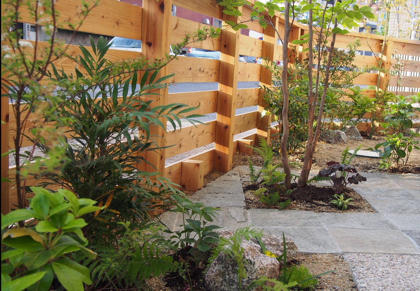 和の温かみ外構