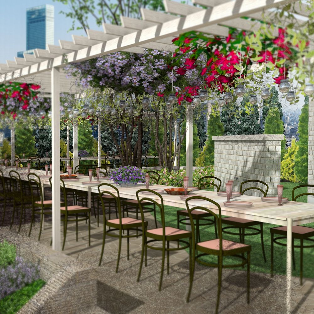 屋上の空中庭園