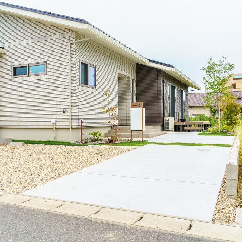 素材と利便にこだわる外構　岡崎市