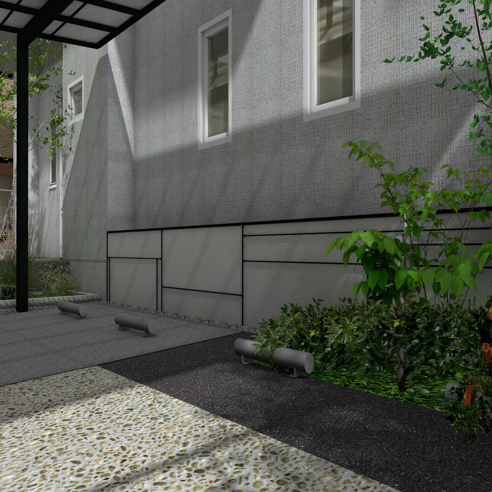 飾り壁　エクステリア