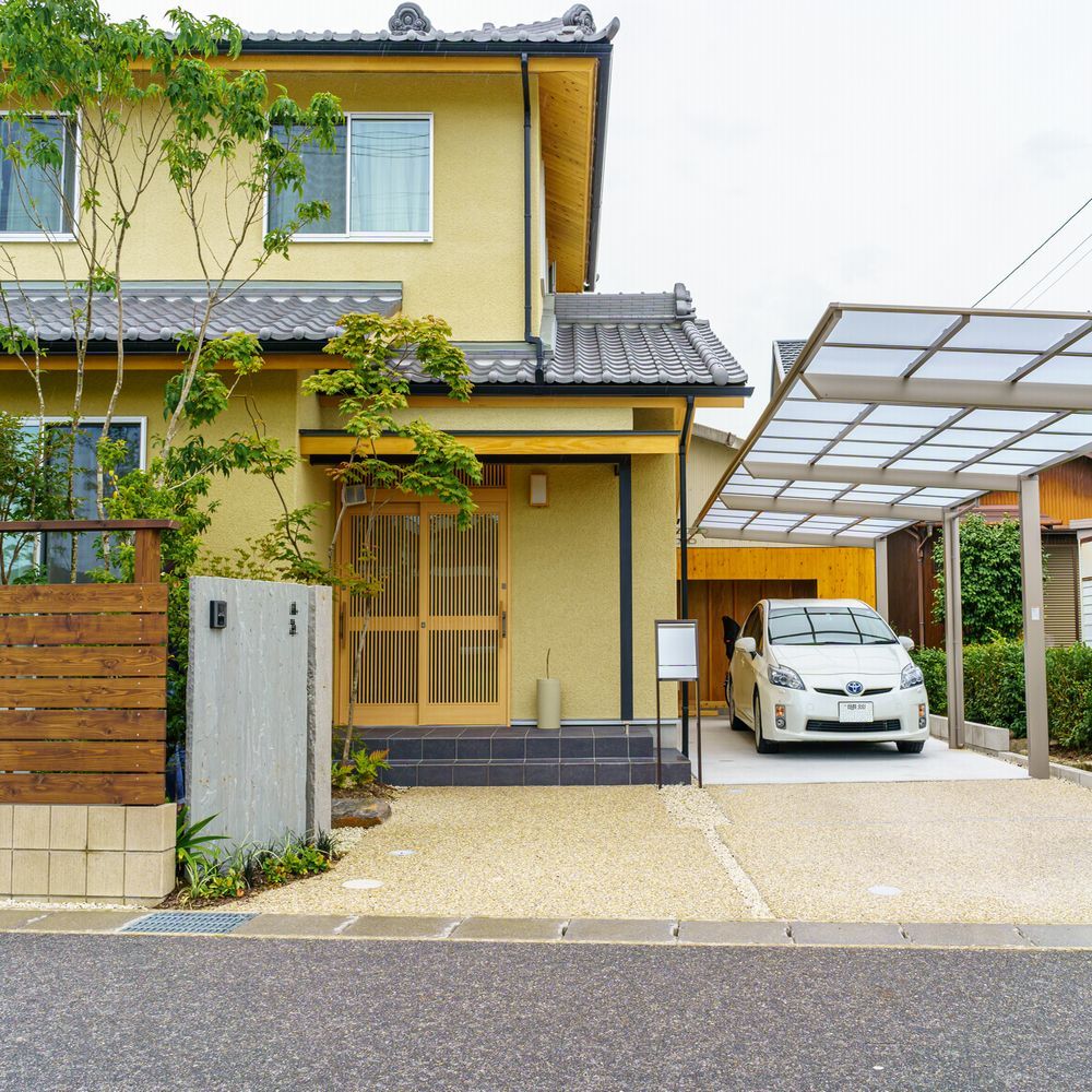 和の住まいに設えた雑木の庭 岡崎市