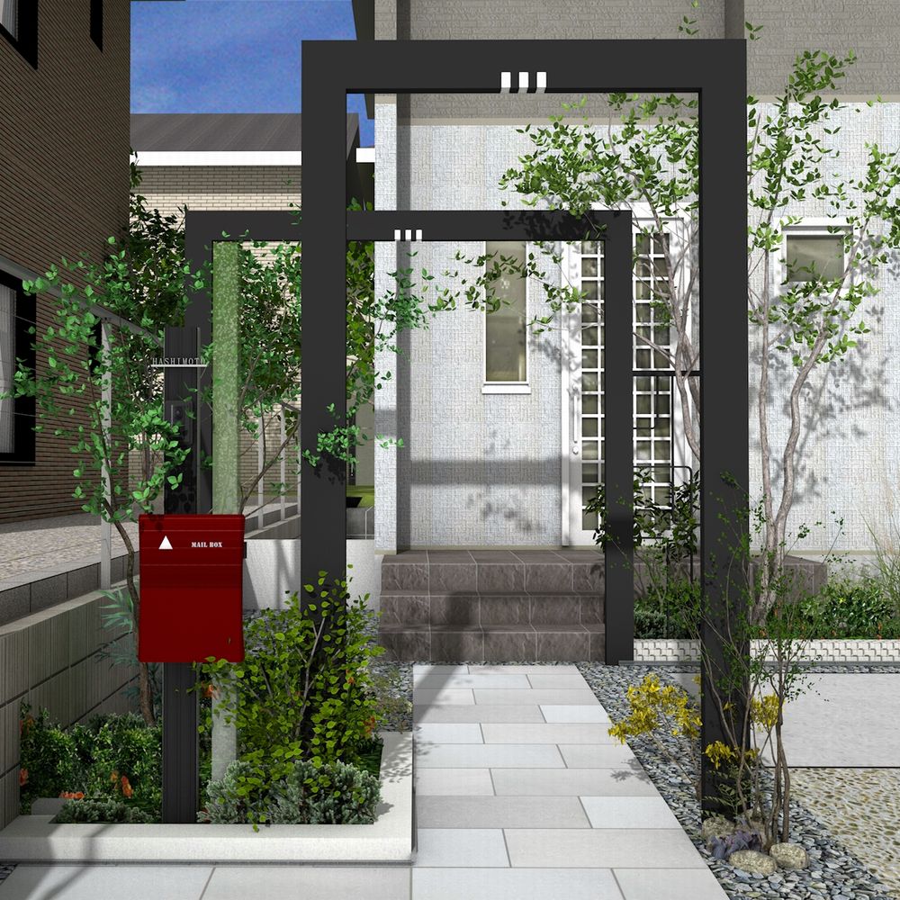 黒いフレームのアプローチ