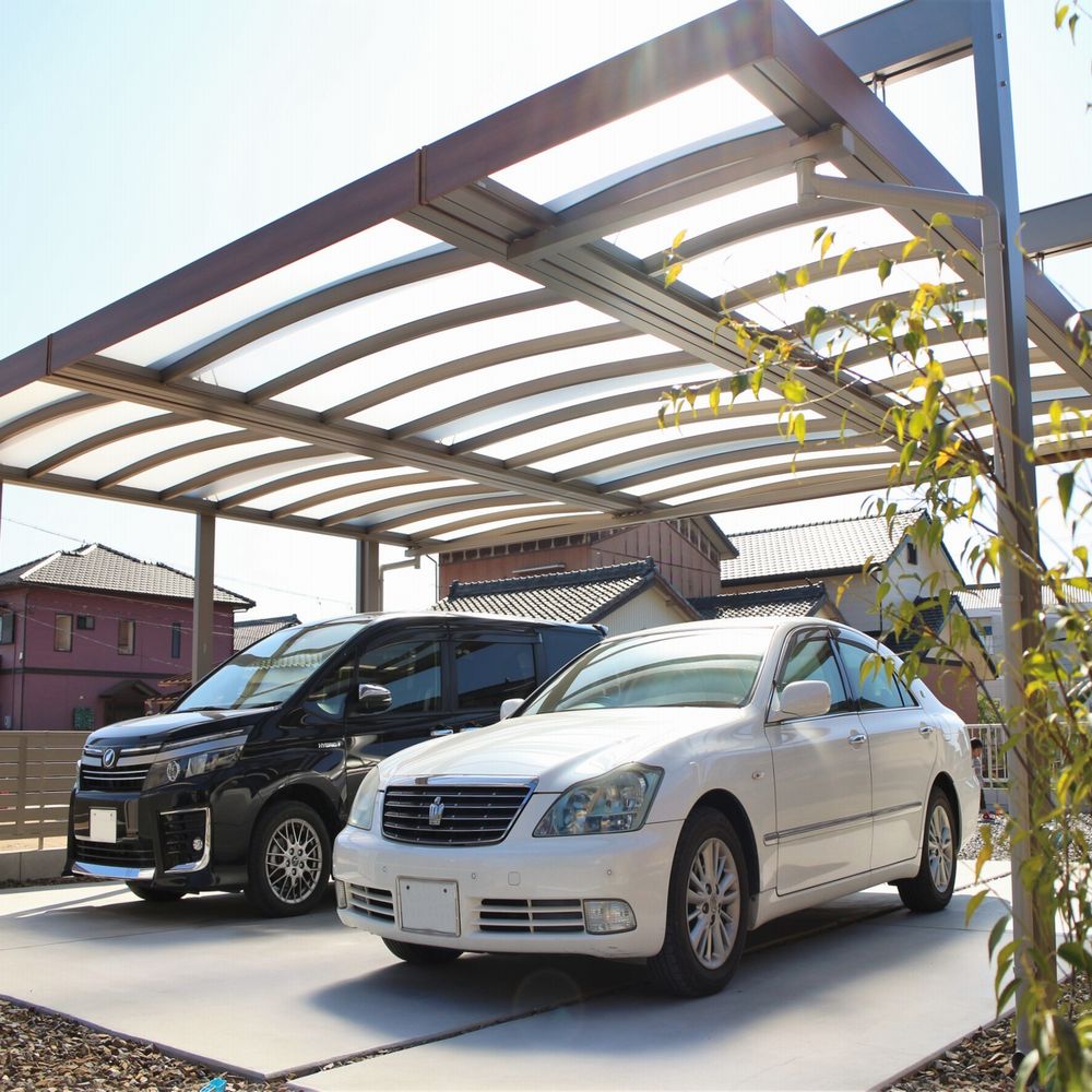 駐車場　カーポート　Uスタイル