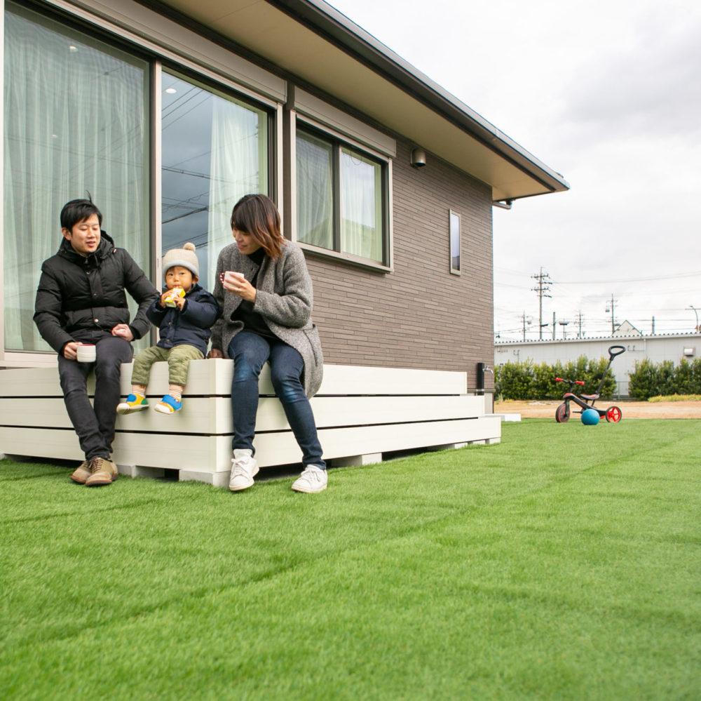 自然体が心地良いナチュラル外構　刈谷市