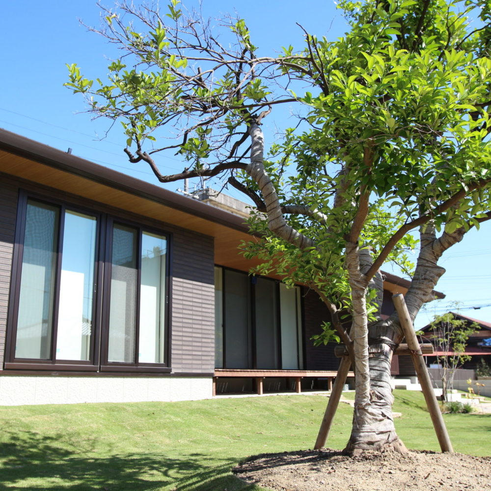 お子様の成長を見守るお庭　高浜市新築外構