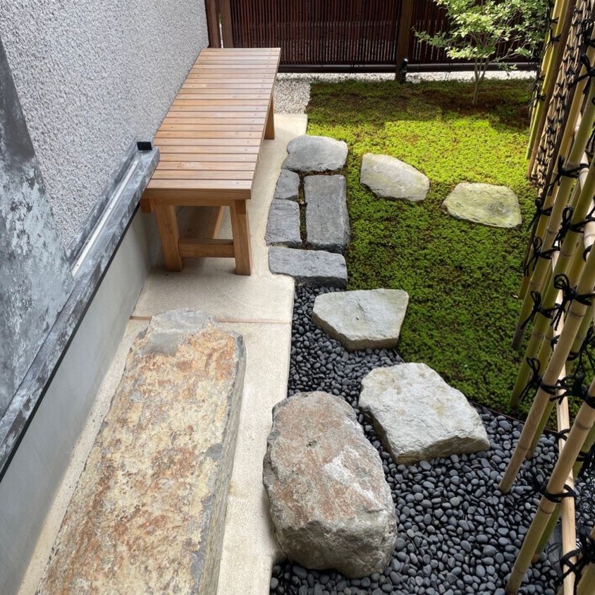 茶室を臨む和の庭園　名古屋市新築外構