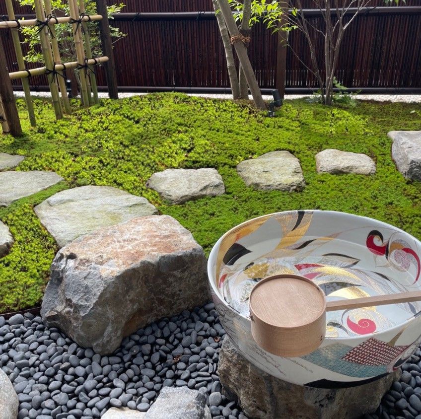 茶庭の植栽　名古屋市新築外構